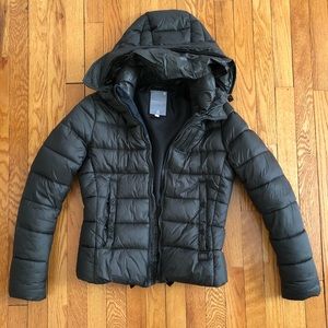 G-STAR WOMEN puffer coat, dark grey, size Small